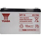 Yuasa Svinčev akumulator 6 V 7 Ah NP7-6 svinčevo-koprenast (AGM) 151 x 97 x 34 mm ploščati vtič 4.8 mm brez vzdrževanja, (20439315) | Shoptok.si