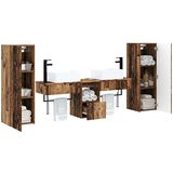  Set namještaja za kupaonicu 5 kom. Staro drvo | shoptok.hr