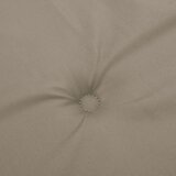 vidaXL Blazine za vrtne stole 6 kosov taupe 50x50x3 cm blago | Shoptok.si