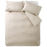 Catherine Lansfield Bež podaljšana posteljnina za zakonsko posteljo 230x220 cm Folkstone Geo – | Shoptok.si