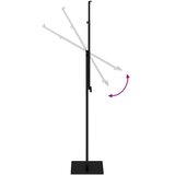  Stalci za sajmove Crna 26 5 x 26 5 x 127 cm Čelik | shoptok.hr