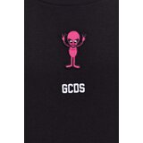 Gcds Bombažna kratka majica črna barva | Shoptok.si