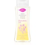 Hyaluron Life čistilni tonik za obraz za odstranjevanje ličil s hialuronsko kislino 255 ml