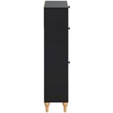  Ormar za cipele ALKMAAR 78 x 24 x 103 cm Konstruirano drvo Crna | shoptok.hr
