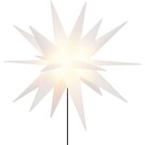  Božićna svjetiljka sa šiljkom za tlo LED sklopiva bijela 57 cm | shoptok.hr