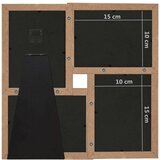 vidaXL Foto okvir za 4x(10x15 cm) fotografije svetlo rjav MDF | Shoptok.si