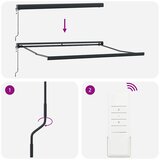 Tenda Automatska tenda na uvlačenje narančasto-smeđa 3,5 x 2,5 m | shoptok.hr