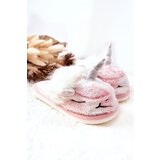 Boto Unicorn Warm-up slippers White and pink Ronee | ePonuda.com