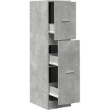 Ormarić za lijekove boja betona 30x41x118 cm konstruirano drvo | shoptok.hr