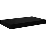  Plutajuća zidna polica visoki sjaj crna 40 x 23 x 3,8 cm MDF | shoptok.hr