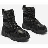 Resti Black women's insulated trapper boots Kasemi- Footwear | ePonuda.com