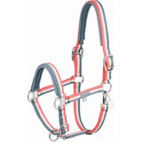 ESKADRON Oglavka DOUBLE PIN, steel blue-greige-coral blossom - VB Cene