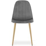  PADVA stolica - tamnosivi baršun / noge od hrasta x 1 | shoptok.hr