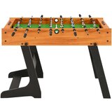vidaXL Zložljiva miza za namizni nogomet 121x61x80 cm svetlo rjava | Shoptok.si