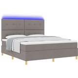  Posteljni okvir z vzmetnico Taupe Blago 180 x 200 cm, (22067109) | Shoptok.si