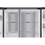 Samsung RS70F65KEFEF Stran ob strani z vodnim rezervoarjem, No Frost+, temni inox | Shoptok.si