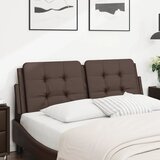  Jastuk za uzglavlje Zadar smeđi 120 cm od umjetne kože | shoptok.hr