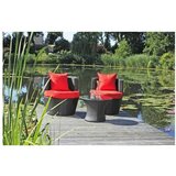 Garden Pleasure Crni vrtni blagovaonski set Linz – | shoptok.hr