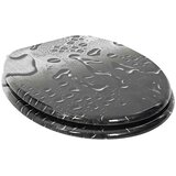  Toaletna sjedala s mekim zatvaranjem Sivi 44 x 38 cm MDF ploča | Eponuda.com