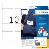  HERMA Name /textile labels A4 80x50 mm separable white removable artificial silk 250 pcs. | shoptok.hr