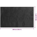  Pokrivač za bazen crni 260 x 160 cm PE | shoptok.hr