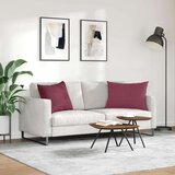 vidaXL jastučići za sofu 2 pcs vinska crvena 70 x 50 cm tkanina | shoptok.hr