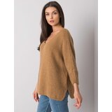 Och Bella Sweater-TW-SW-BI-J1001.06-camel | Shoptok.si