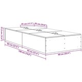  Posteljni okvir Stari les Trden predelan les, (22081660) | Shoptok.si