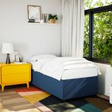 vidaXL Okvir za krevet bez madraca plava 100x200cm od tkanine Cijene