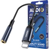 Remax ADAPTER LIGHTNING ADAPTER NA MINI JACK 3.5MM 0.13M GRAPHITE, (22006498) | Shoptok.si
