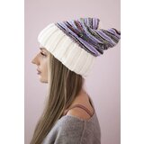 Kesi Women's cap Feba K330 ecru+purple | Shoptok.si