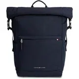 Tommy Hilfiger Nahrbtnik Th Signature Rolltop Backpack AM0AM12221 Space Blue DW6
