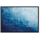  Slika - Sea depths 90x60 U crnom drvenom okviru | shoptok.hr