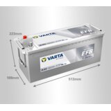 Varta akumulator promotive efb, 12V, 140Ah Cene