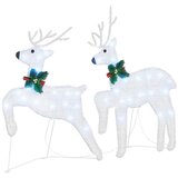  LED Riječni jeleni 7 pcs Srebrno tkanina | shoptok.hr