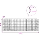  Gabion s žicom debljine 3,5 mm i mrežom 10x10 cm 600x50x200 cm | shoptok.hr