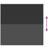 vidaXL Rolo zavjesa Blackout Black 150x130 cm Širina tkanine 146,6 cm | shoptok.hr