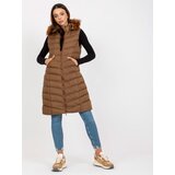 RUE PARIS Vest-RV-KZ-008.00P-brown | Shoptok.si