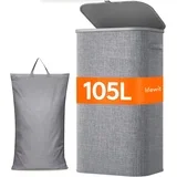 Košara za Perilo s Pokrovom 105L
