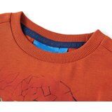  Dječja majica dugih rukava svijetla boja hrđe 116 | shoptok.hr