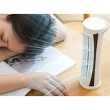 Stolpni namizni ventilator USB 26cm LED svetilka | Shoptok.si