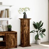 vidaXL Stalak za izložbu s pohranom boja hrasta 31x30x90 cm drveni | shoptok.hr