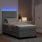  Krevet s opruga kutije Svjetlosiva 80 x 200 cm tkanina | Shoptok.si