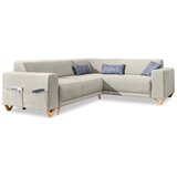Miuform Bež sklopiva/s prostorom za odlaganje kutna garnitura (s desnim kutom/u obliku slova L) Classy Sophie – | shoptok.hr