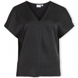 Vila Topi & Bluze Noos Top Ellette V - Black Črna Cene
