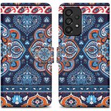 Cadorabo Ohišje, združljiv s Samsungom - Design Blue Mandala št. 1 - Zaščitni pokrov z magnetnim zapiranjem, funkcijo stojala in režo za kartico, (20695011) | Shoptok.si