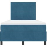 Krevet s opruga kutije Tamno plava 120 x 190 cm Baršun | Eponuda.com