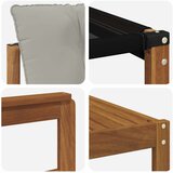  Set vanjskih sofa 8 kom. Prirodna i svijetlo siva | shoptok.hr