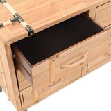 vidaXL Komoda s ladicama od masivne jelovine 91 x 35 x 73 cm | shoptok.hr