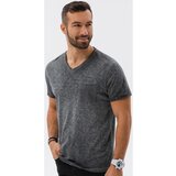 Ombre majice s kratkimi rokavi moška majica (S1388BLACK) pisana | Shoptok.si